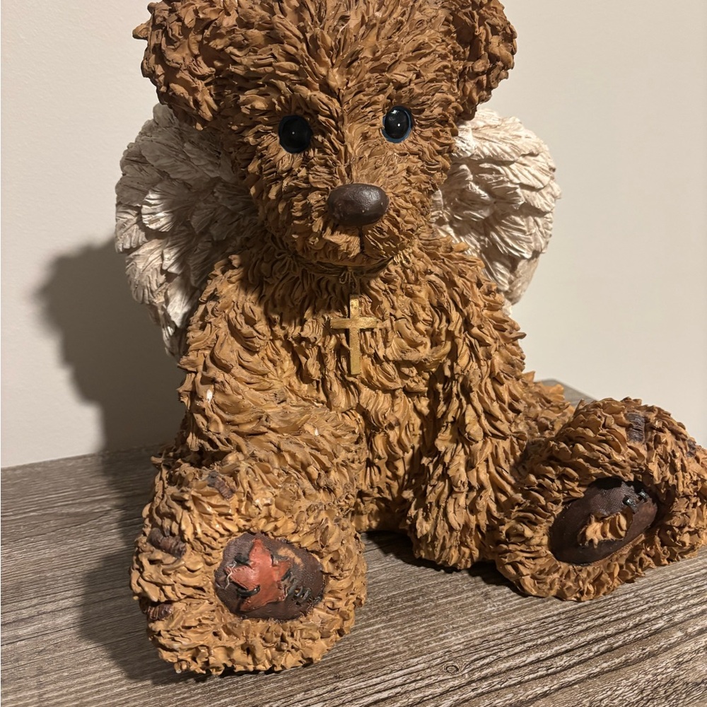 Resin Angel Bear Figurine by Cherished Teddies - Picture 2 of 5